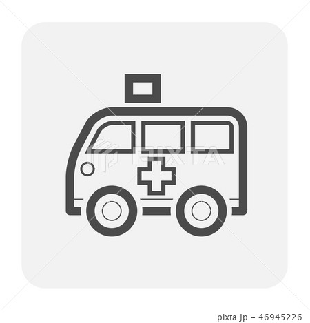 ambulance icon black 46945226