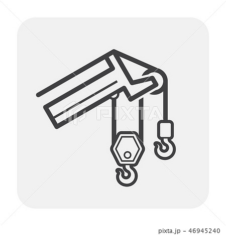 Crane Hook Iconのイラスト素材