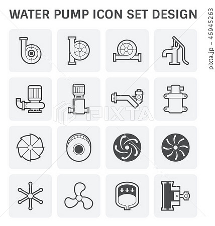 Water Pump Iconのイラスト素材