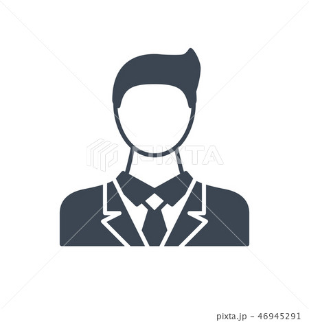 Businessman Glyph Vector Icon Businessman Glyph Vector Icon 46945291