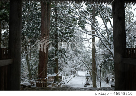 雪の湖東三山 西明寺 雪の湖東三山 西明寺 46948216