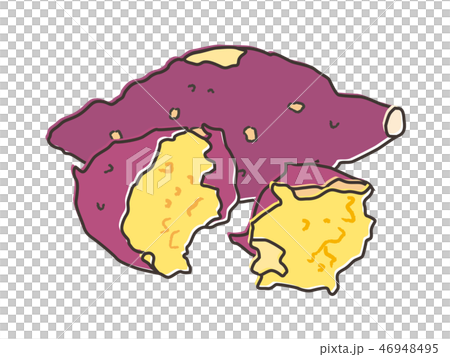 焼き芋 baked sweet potato 焼き芋 baked sweet potato 46948495