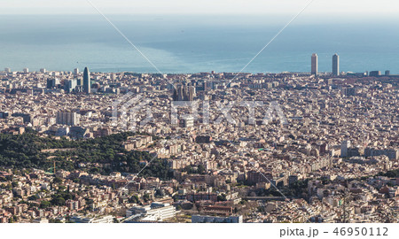 Skyline of Barcelona Spain Europe 46950112