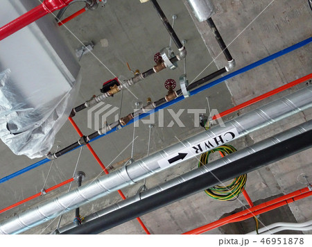 Chiller pipes and other services pipes. Chiller pipes and other services pipes. 46951878