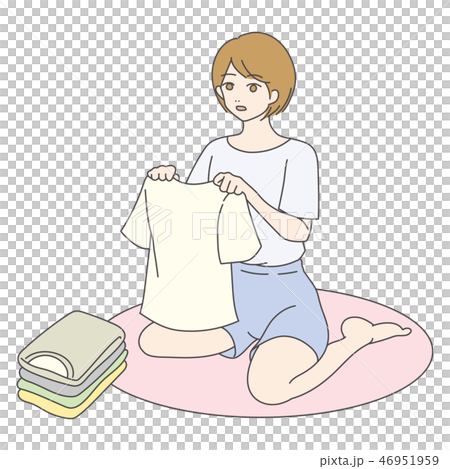 一個衝衣服的女人 46951959