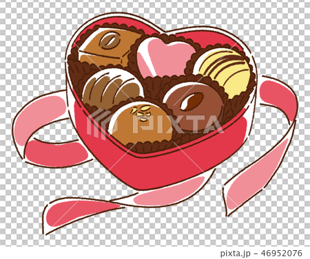 バレンタインデー チョコレートのイラスト素材