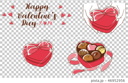 Valentine's day chocolate heart 46952956