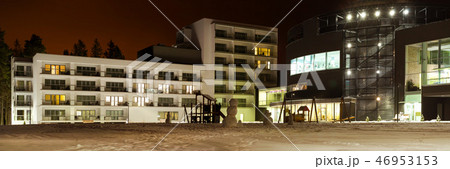 Modern building made of glass and concrete Narva 46953153