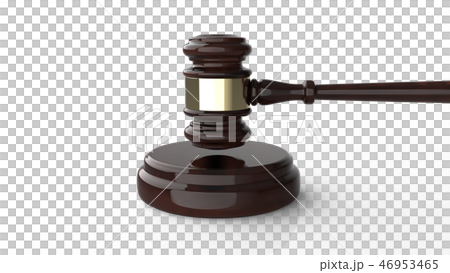 裁判 ハンマー 側面 クローズアップ 裁判 ハンマー 側面 クローズアップ 46953465