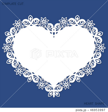Greeting card with openwork border 46953997