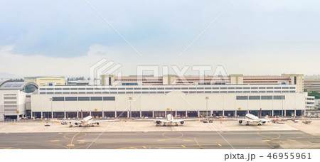 Panorama Airplanes Changi international airport 46955961