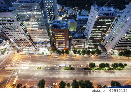 風景 夜景 建物 46956132