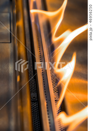Modern bio fireplot fireplace on ethanol gas. 46956250