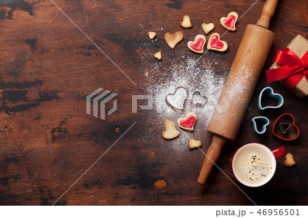 Valentine's day greeting card 46956501