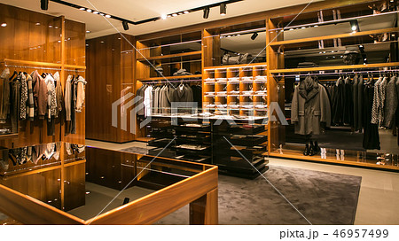 Men Clothing Accessories Luxury Store Interior Stock Photo 1014212359