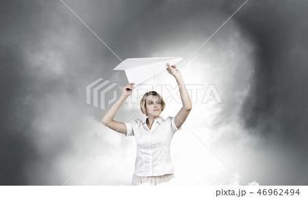 She is adult but still feeling playful 46962494