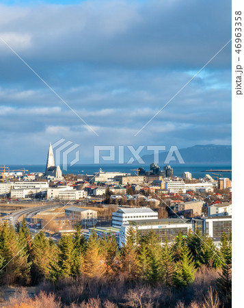 Cityscape viewpoint of Reykjavik Iceland 46963358
