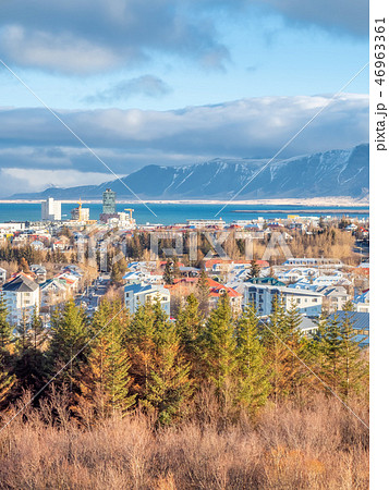 Cityscape viewpoint of Reykjavik Iceland Cityscape viewpoint of Reykjavik Iceland 46963361