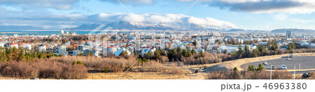 Cityscape viewpoint of Reykjavik Iceland Cityscape viewpoint of Reykjavik Iceland 46963380