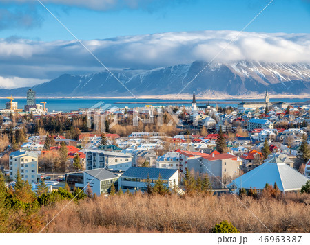 Cityscape viewpoint of Reykjavik Iceland 46963387