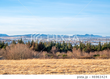 Cityscape viewpoint of Reykjavik Iceland Cityscape viewpoint of Reykjavik Iceland 46963424