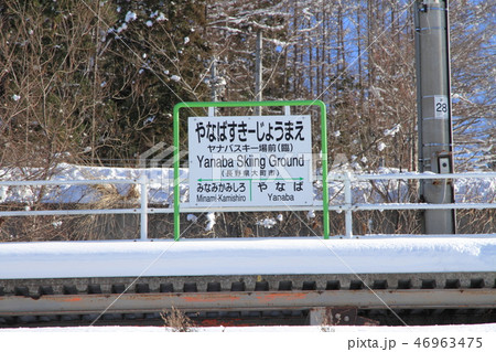 JR大糸線 臨時 ヤナバスキー場前駅 2019年1月4日 JR大糸線 臨時 ヤナバスキー場前駅 2019年1月4日 46963475