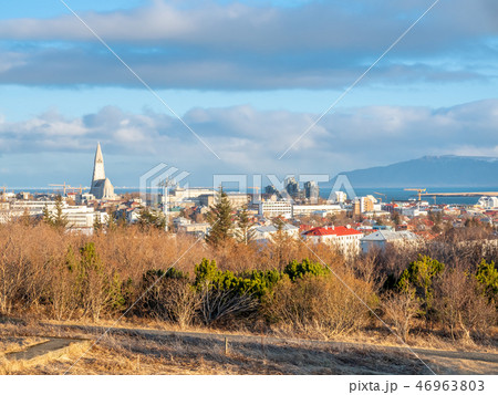 Cityscape viewpoint of Reykjavik Iceland Cityscape viewpoint of Reykjavik Iceland 46963803