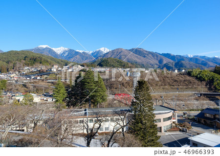 御岳山と上松町 46966393