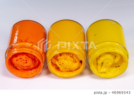 warm tone color ink in white background 46969343