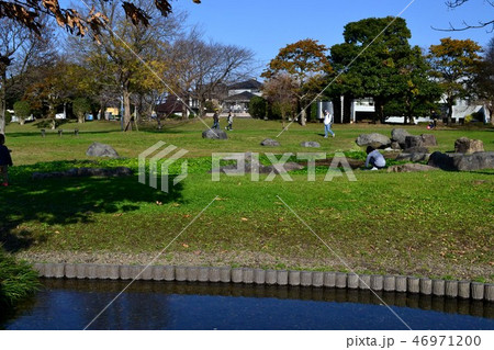 熊本市　水前寺江津湖公園　小春日和の昼下がり 46971200