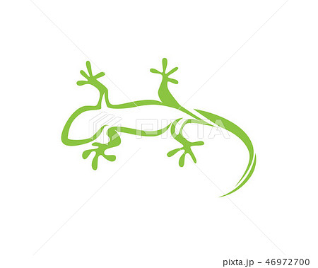 Lizard Chameleon Gecko Silhouette black 46972700