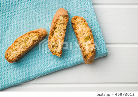 Sweet cantuccini biscuits. 46973013