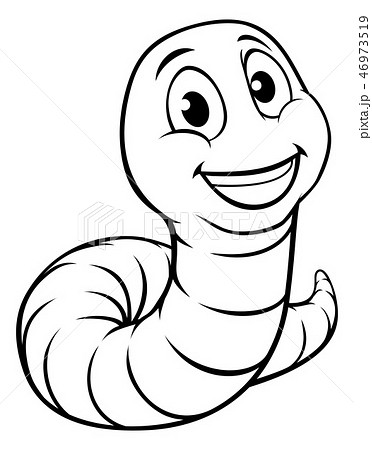 Caterpillar Cartoon Character 46973519