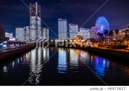 《神奈川県》横浜みなとみらい・全館ライトアップ夜景《2018》 46973627