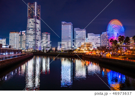 《神奈川県》横浜みなとみらい・全館ライトアップ夜景《2018》 46973637