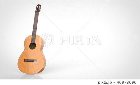 クラシックギター 左のイラスト素材