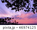 ハワイの夕焼け 46974125