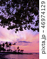 ハワイの夕暮れ 46974129