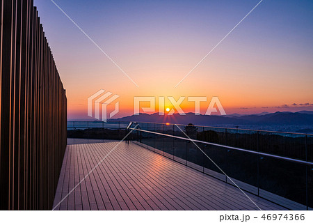 (静岡県)日本平夢テラス 夕景 (静岡県)日本平夢テラス 夕景 46974366
