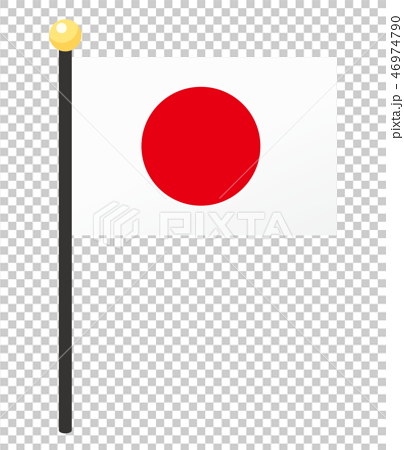 日本国旗のイラスト素材
