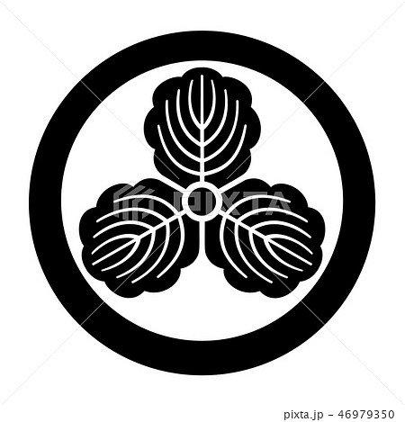 牧野氏　丸に三つ柏 46979350