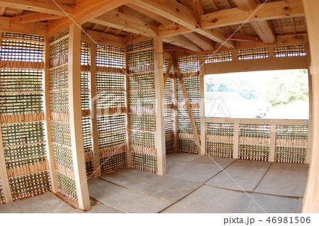 木造建築の壁下地 46981506