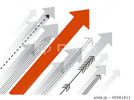 カッコいい 矢印 8のイラスト素材
