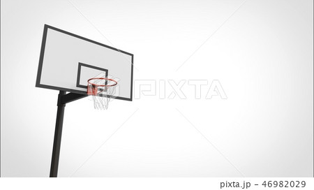 バスケットボール ゴール 左のイラスト素材