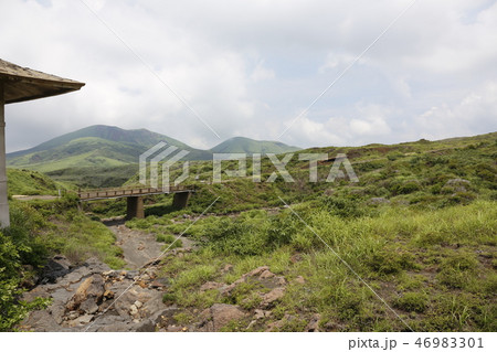 阿蘇山　南阿蘇村　九州 46983301