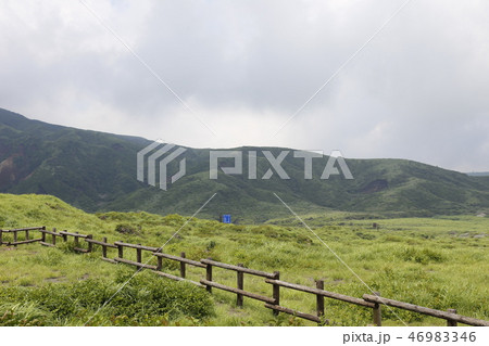阿蘇山　南阿蘇村　九州 46983346