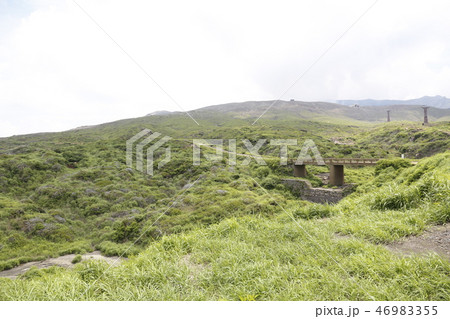 阿蘇山　南阿蘇村　九州 46983355