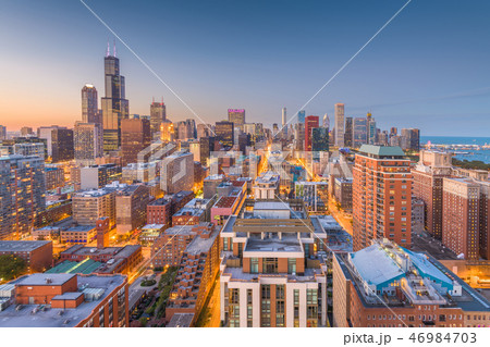 Chicago, Illinois, USA Skyline 46984703
