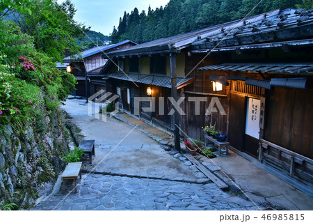 妻籠宿の町並み 妻籠宿の町並み 46985815