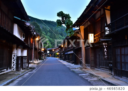 妻籠宿の町並み 妻籠宿の町並み 46985820